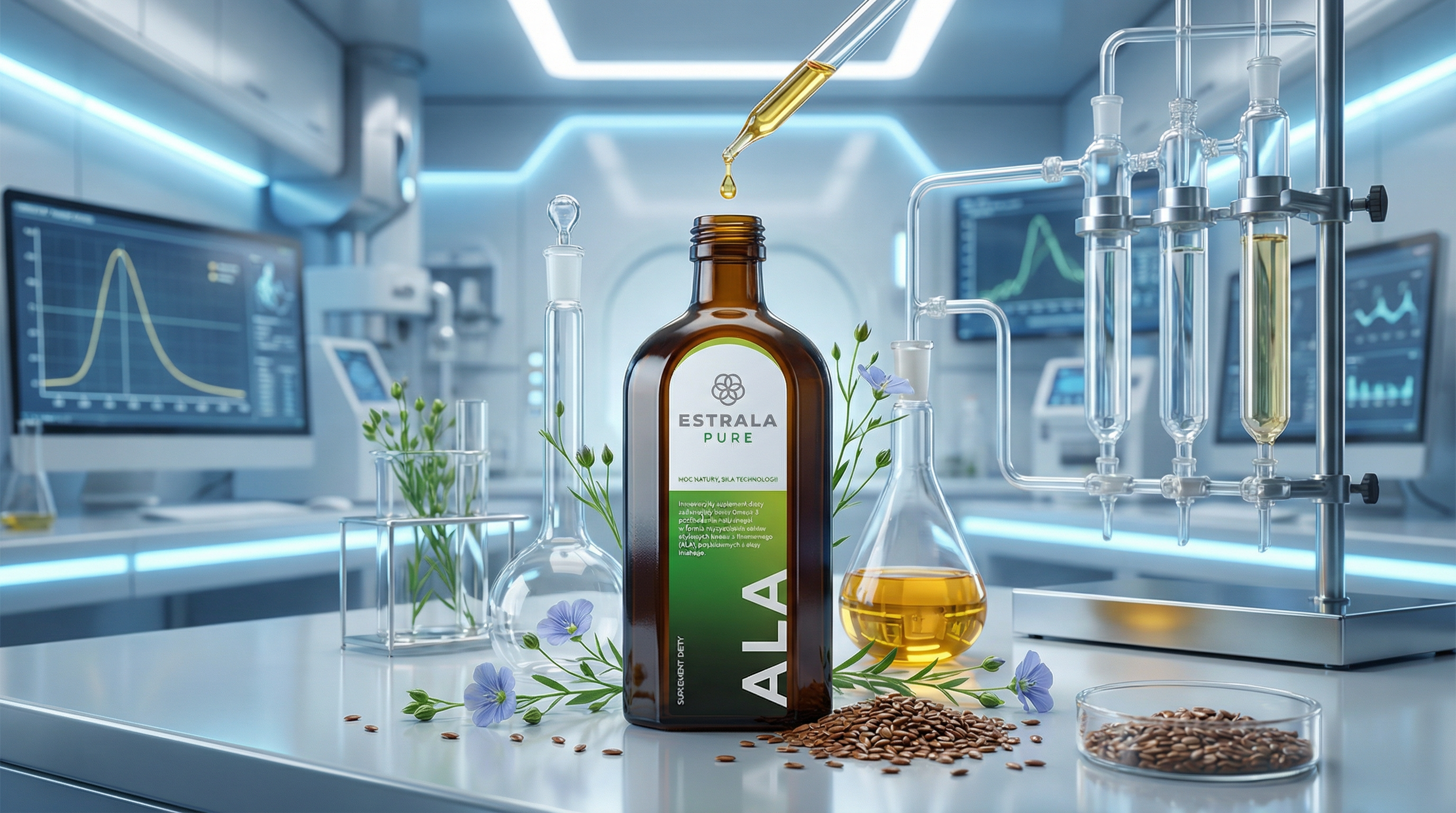 ESTRALA Pure ALA - estry etylowe kwasu alfa-linolenowego